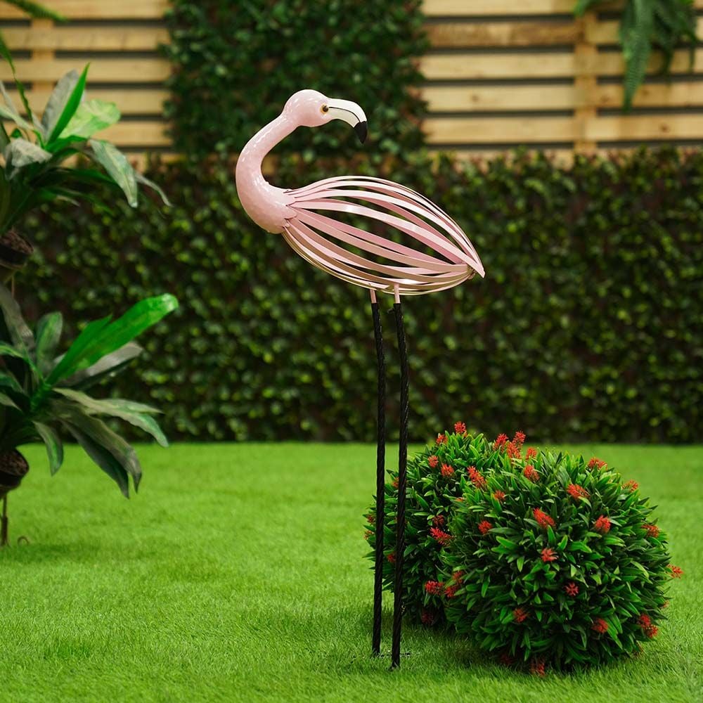 Buy Metal Flamingo 38X21X91Cm - Jf172408 Online | Danube Home UAE