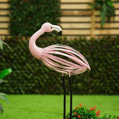 Metal Flamingo 38X21X91Cm - Jf172408