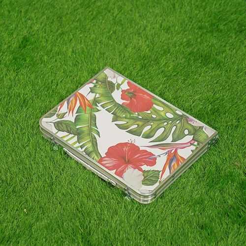 Flora Rectangle Folding Table - Floral