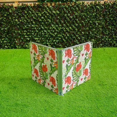 Flora Rectangle Adjjustable Table - Floral