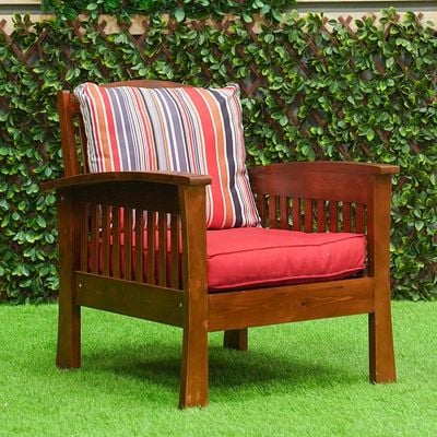 Majesco 1-Seater Outdoor Sofa - Brown