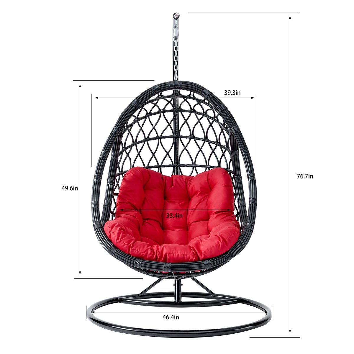 Buy Julia Rattan 1 Seater Swing Chair Online Danube Home UAE