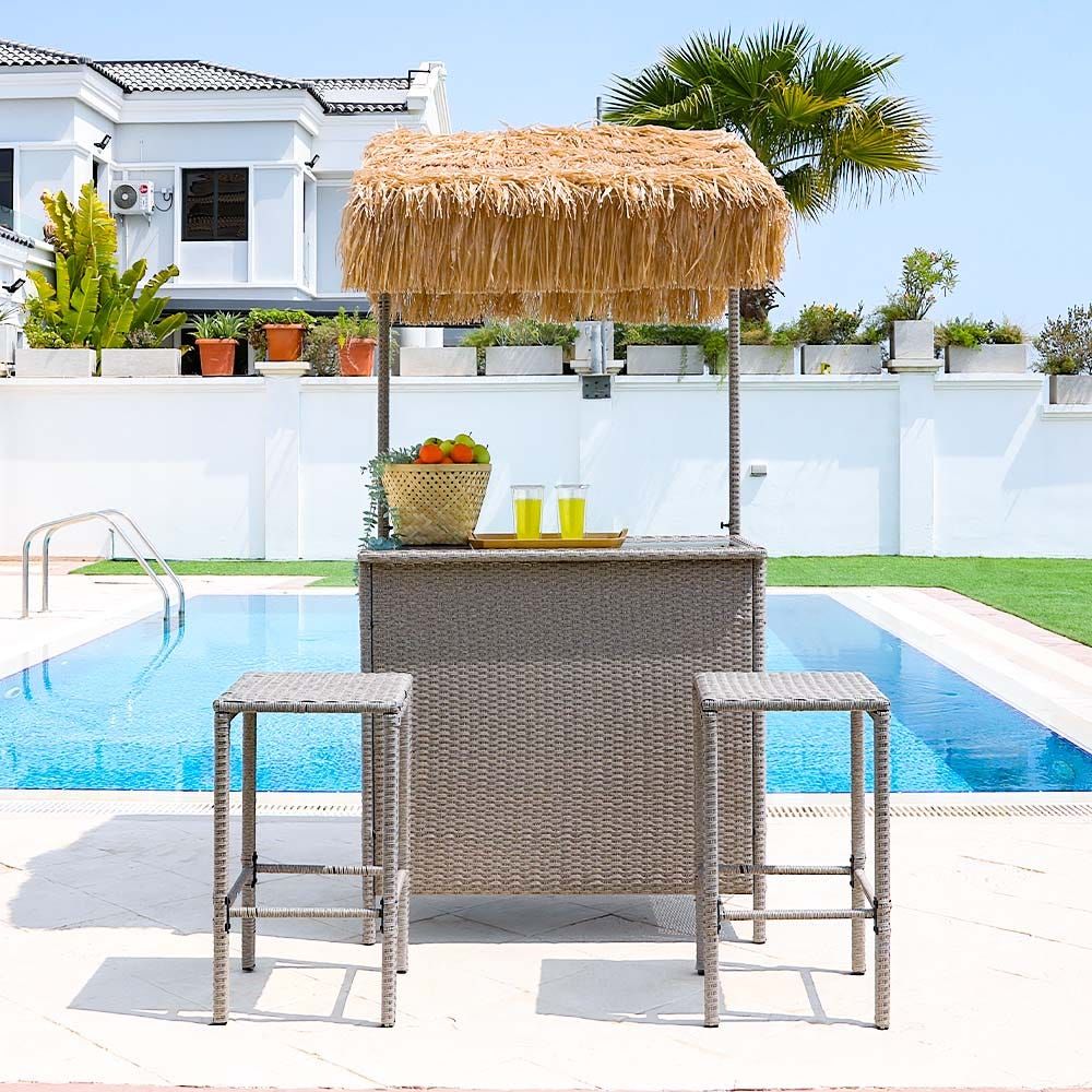 3 piece deals outdoor bar set