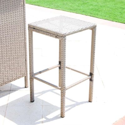 Modern 1 + 2-Seater Outdoor Bar Set - Brown