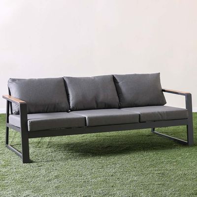 Roma 5-Seater Outdoor Sofa Set - Grey - With  2-Year Warranty