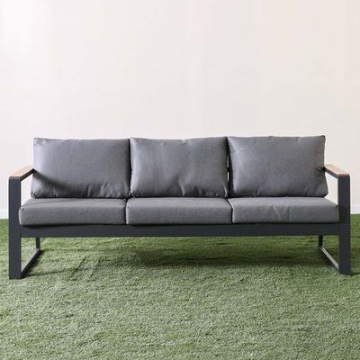 Roma 5-Seater Outdoor Sofa Set - Grey - With  2-Year Warranty