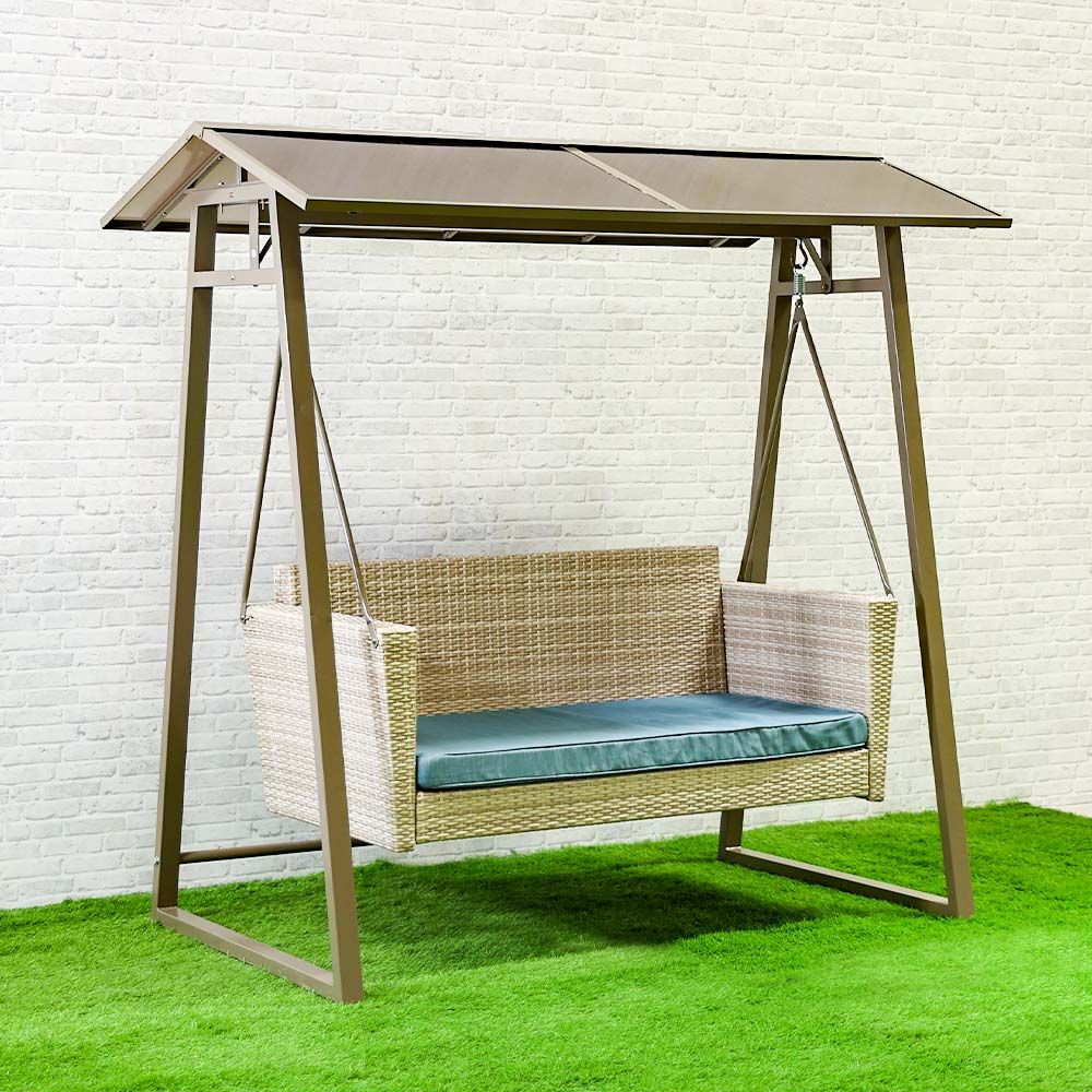 3 seater store garden swing seat