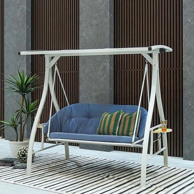 Elegance 3-Seater Swing with Canopy - Blue 