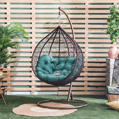 Alfa 1-Seater Swing Chair - Green