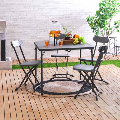 Chelsea 4-Seater Foldable Outdoor Dining Set