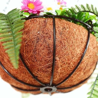 Rattan Hanging Basket With Platns -Lv-Dl023