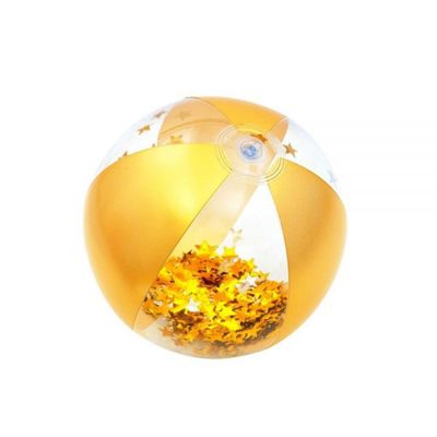 Bway Beach Ball Glitter Ast 41Cm