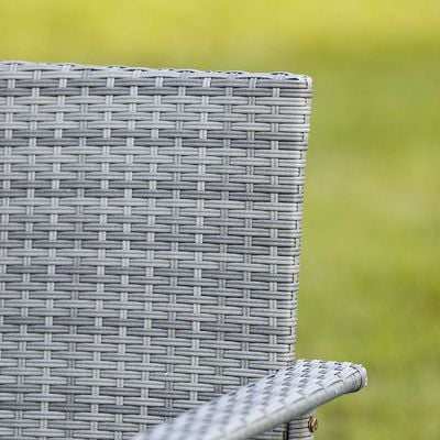 Rosa 1 + 2-Seater Balcony Set - Grey