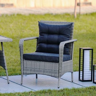 Rosa 1 + 2-Seater Balcony Set - Grey