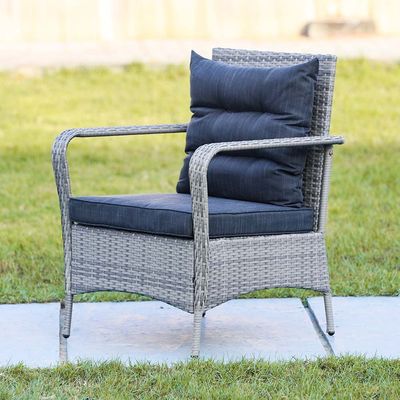 Rosa 1 + 2-Seater Balcony Set - Grey