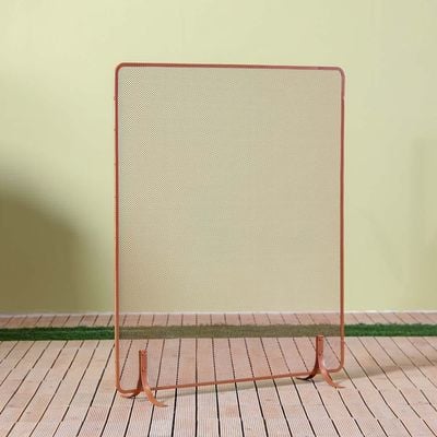 Metal Fire Screen 100X30.5X120.5Cm - Jf210776