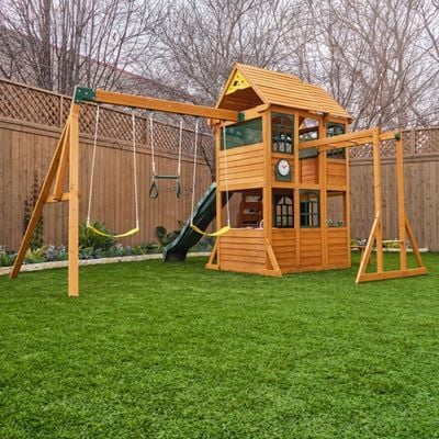 Ashberry wooden swing set on sale