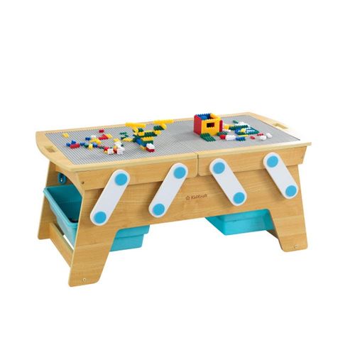 Kidkraft Building Bricks Play N Store Table 