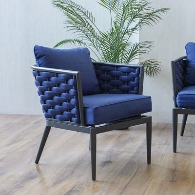 Ferzona 5-Seater Sofa Set - Blue - With 2-Year Warranty