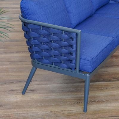 Ferzona 5-Seater Sofa Set - Blue - With 2-Year Warranty