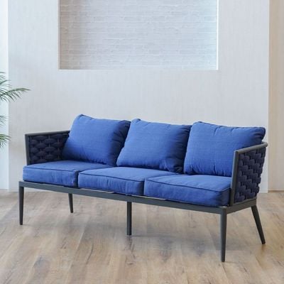 Ferzona 5-Seater Sofa Set - Blue - With 2-Year Warranty