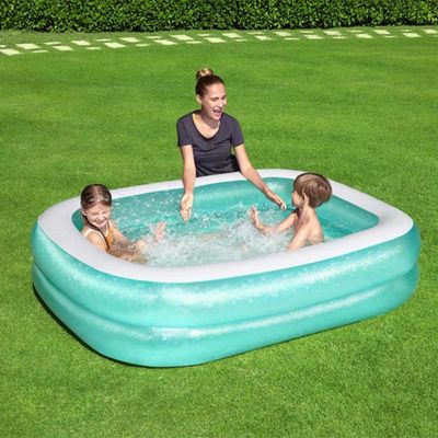 Bestway Pool Blue Rectangular 201X150X51