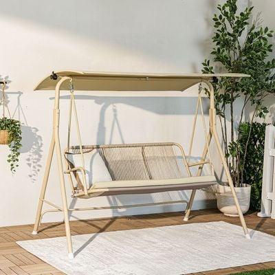 Aliza 3-Seater Swing - Beige