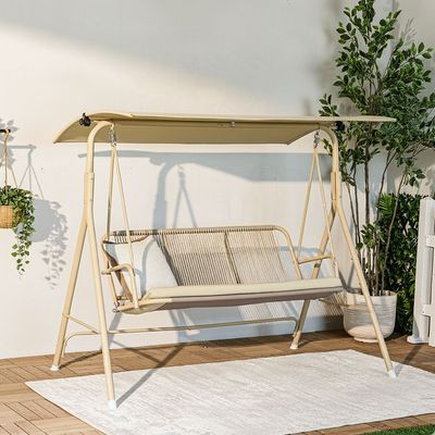 Aliza 3-Seater Swing - Beige