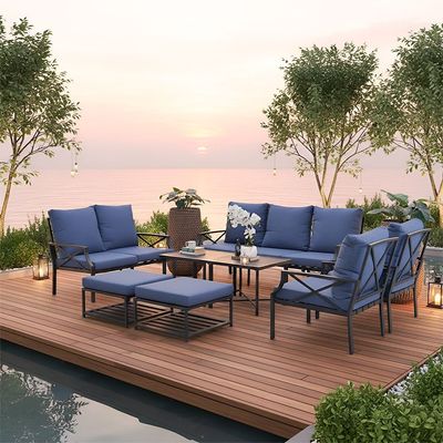 Torino 9-Seater Sofa Set - Blue