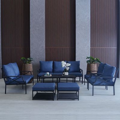 Torino 9-Seater Sofa Set - Blue
