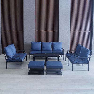 Torino 9-Seater Sofa Set - Blue