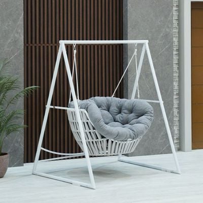 Paris 1-Seater Swing - Grey - With 2- Year Warranty