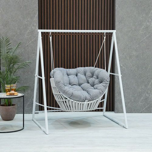 Paris Single Seater Swing-Grey