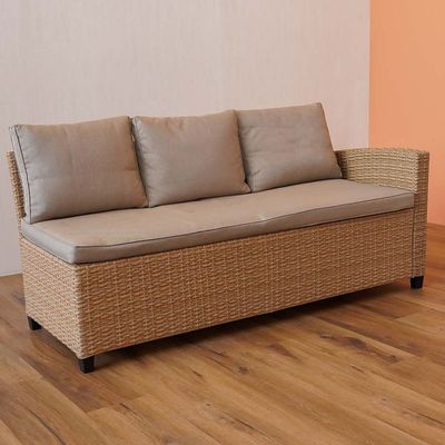 Albany 8-Seater Outdoor Corner Sofa Set - Brown 