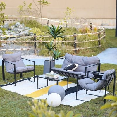 Terry 4-Seater Outdoor Sofa Set - Grey