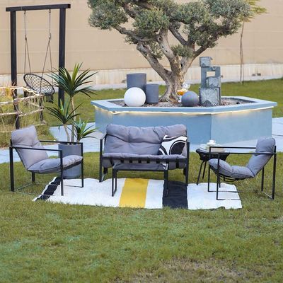 Terry 4-Seater Outdoor Sofa Set - Grey