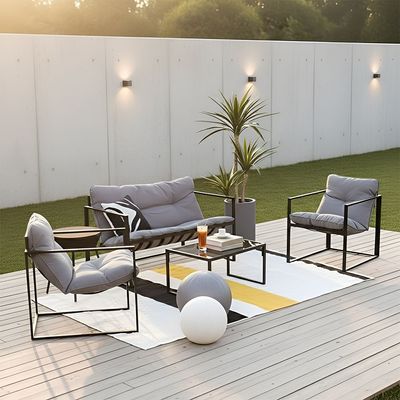 Terry 4-Seater Outdoor Sofa Set - Grey
