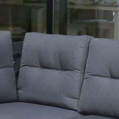 Savio 6-Seater L Shape Outdoor Sofa Set - Grey - With 2-Year Warranty