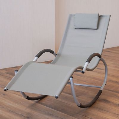 Flossy Rocking Lounger - Grey