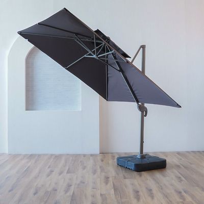 Sofia Umbrella with Base - Brown