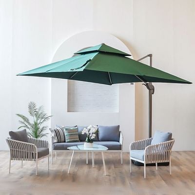 Oliver Umbrella With Base - Green