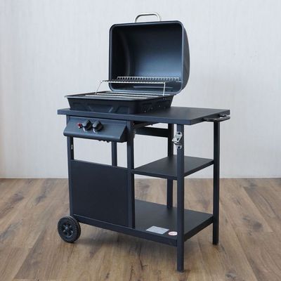 2 Burner Gas BBQ - Black - DhQb-111