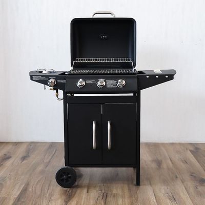 4 Burner Gas BBQ - Black - DhQb-112
