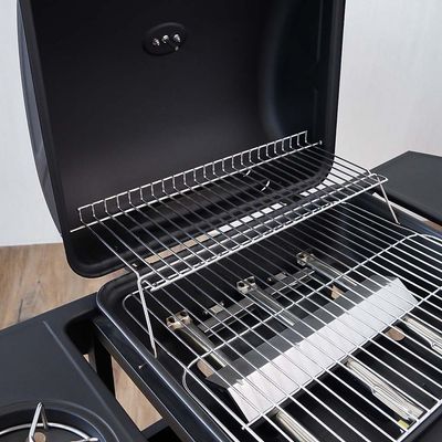 4 Burner Gas BBQ - Black - DhQb-112