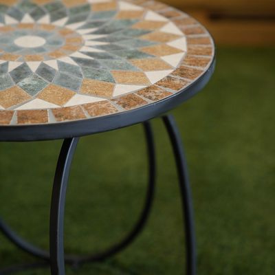 Side table – Mosaic Design - 50x50x55 cm