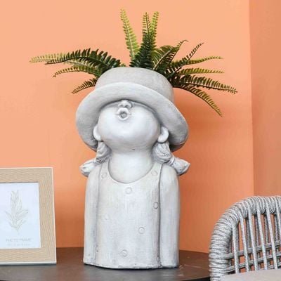 MgO Planter – Girl Figurine