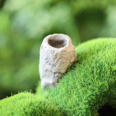 Small Mushroom House Decor with Solar & Timer - Polyresin