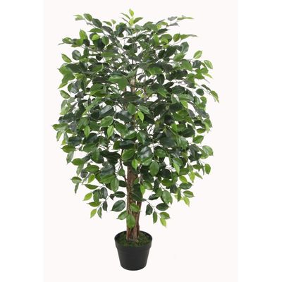 Wood Trunk Ficus Tree w/pot-120cm 