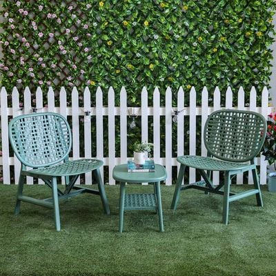 Oliver 1 + 2-Seater Balcony Set - Green