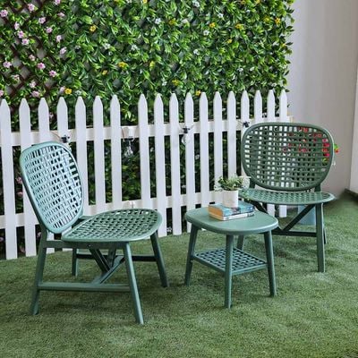 Oliver 1 + 2-Seater Balcony Set - Green